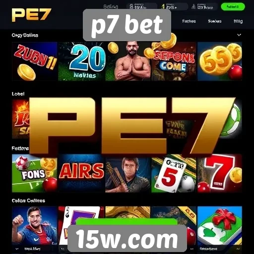 Análise da variedade de jogos no site p7 bet